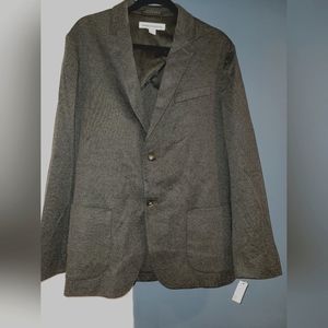 New Men's Amazon Essentials suit coat/blazer. Size large. Dark gray.